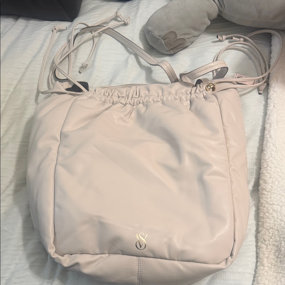 Victoria's Secret Blush Pink Drawstring Shoulder Bag